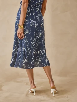 Femme Daxon Jupe élastiquée plissé permanent