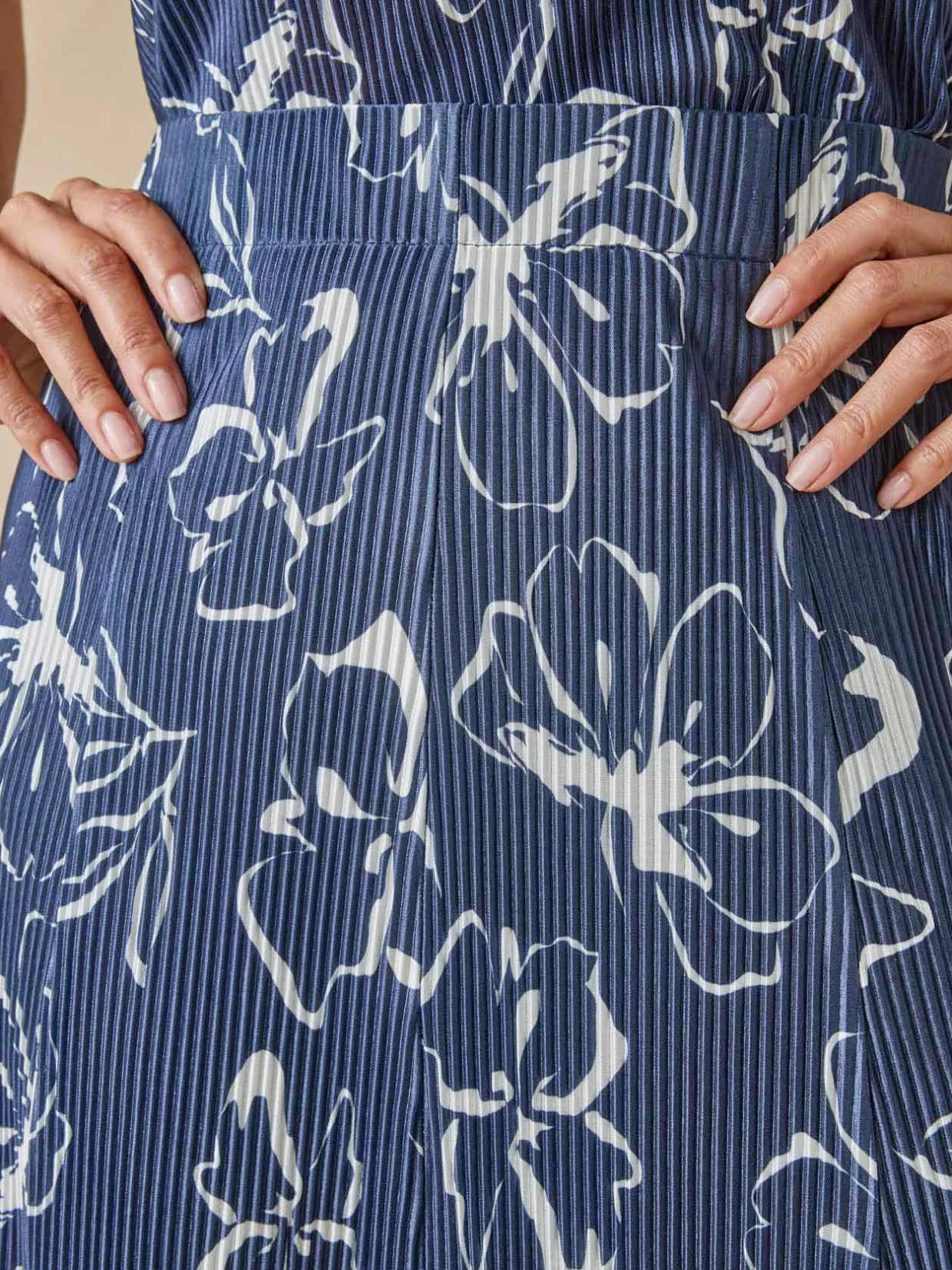 Femme Daxon Jupe élastiquée plissé permanent