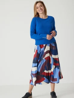 Femme Daxon Jupe élastiquée plissé soleil