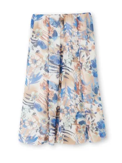 Femme Daxon Jupe élastiquée évasée