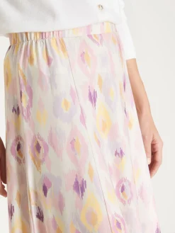 Femme Daxon Jupe élastiquée évasée en maille