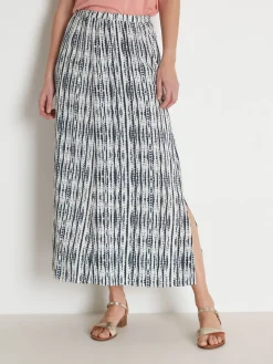 Femme Daxon Jupe longue élastiquée "tie and dye"