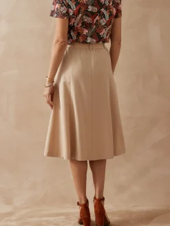 Femme Daxon Jupe mi-longue évasée