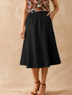 Femme Daxon Jupe mi-longue évasée