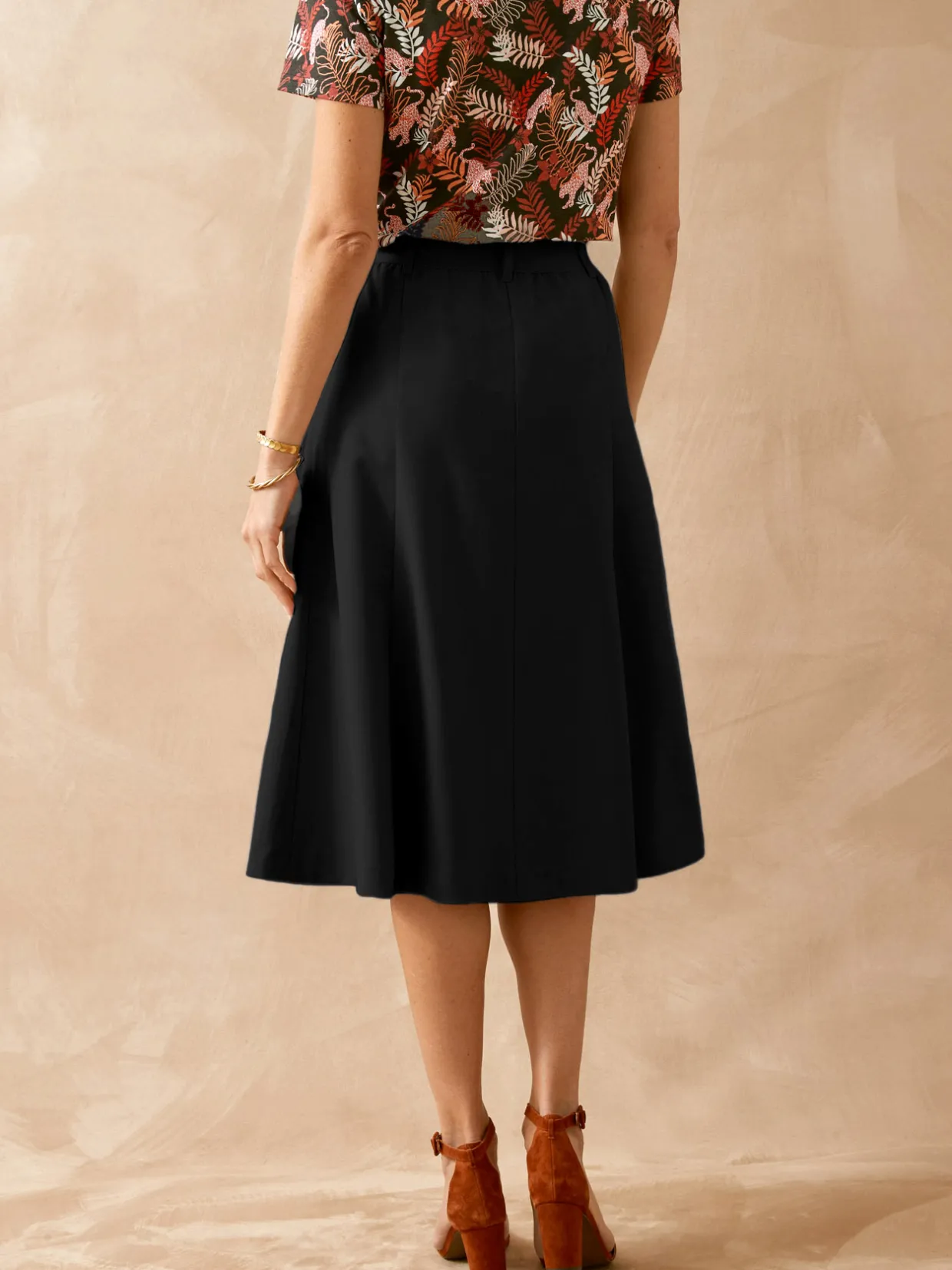 Femme Daxon Jupe mi-longue évasée