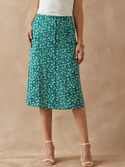 Femme Daxon Jupe toute boutonnée