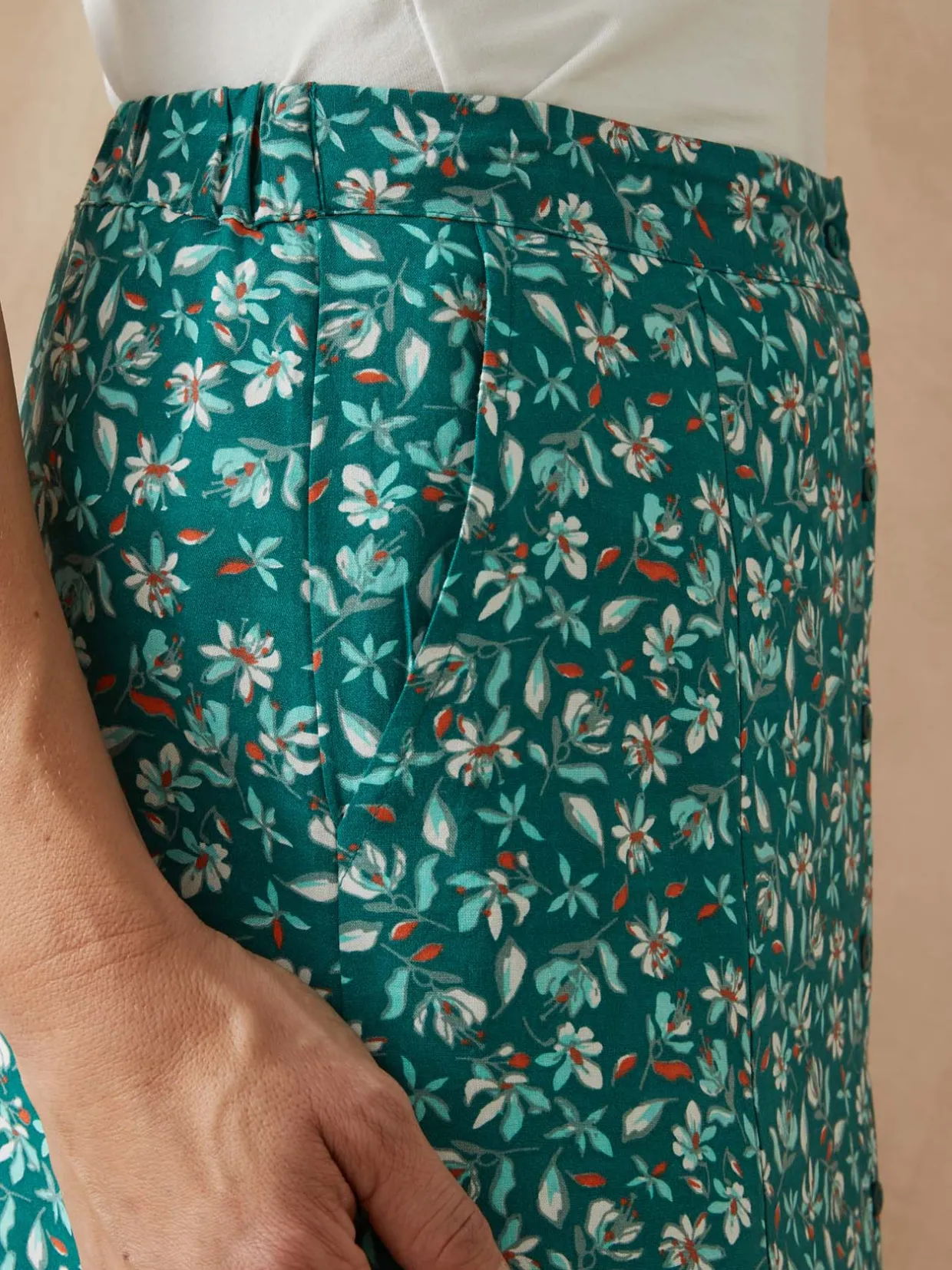 Femme Daxon Jupe toute boutonnée