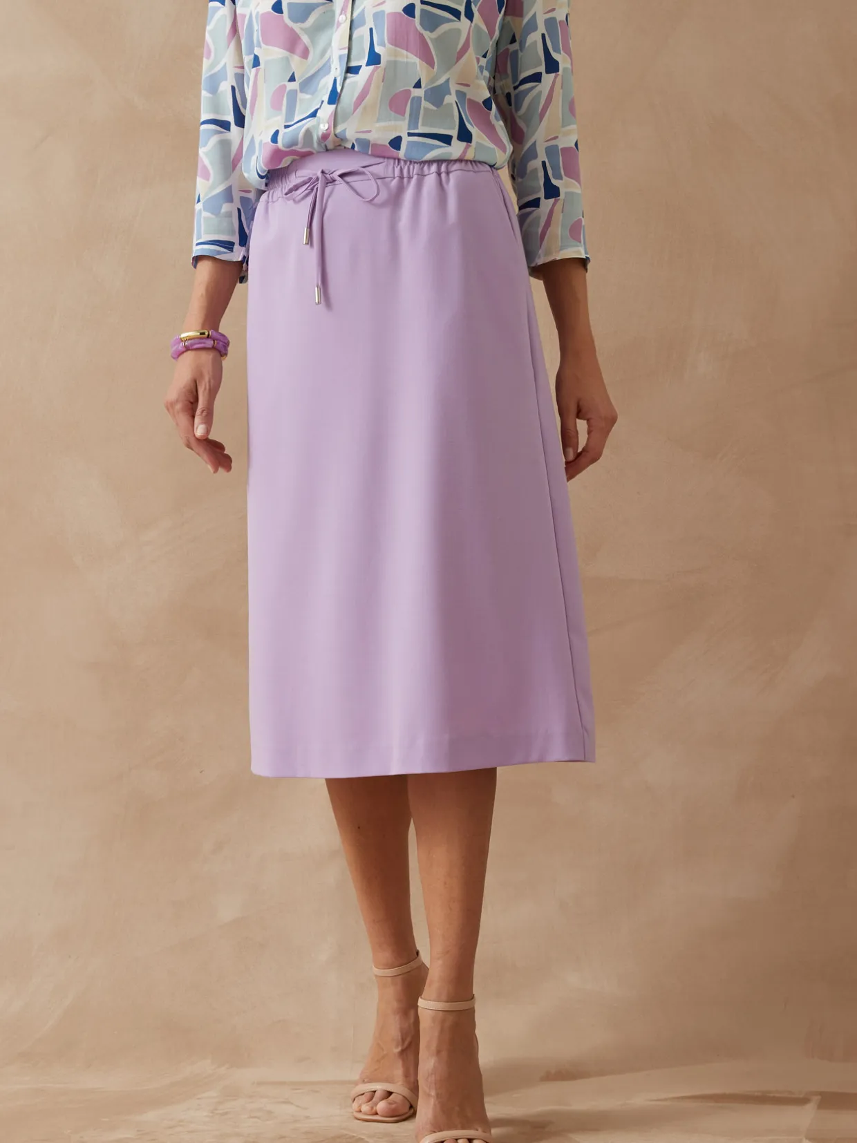 Femme Daxon Jupe trapèze élastiquée