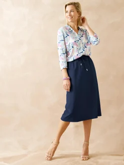 Femme Daxon Jupe trapèze élastiquée