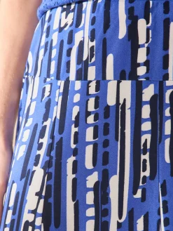 Femme Daxon Jupe évasée en maille crêpe