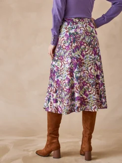 Femme Daxon Jupe évasée en maille douce