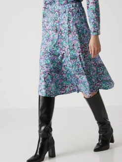 Femme Daxon Jupe évasée en maille douce