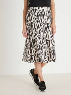 Femme Daxon Jupe évasée en maille douce