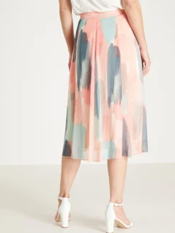 Femme Daxon Jupe évasée en voile doublé