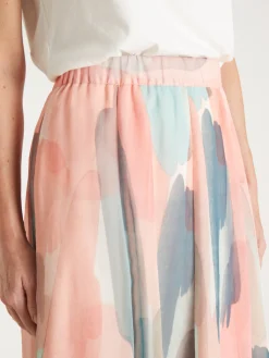 Femme Daxon Jupe évasée en voile doublé