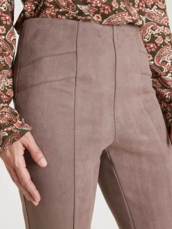 Femme Daxon Legging en maille suédine