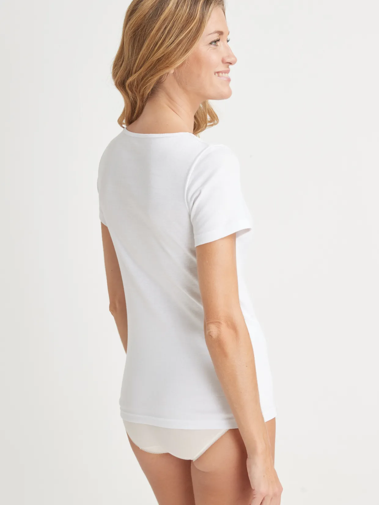 Daxon Lot 2 chemises de corps manches courtes