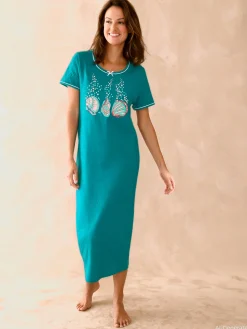 Daxon Lot 2 chemises de nuit manches courtes