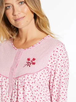 Daxon Lot 2 chemises de nuit manches longues