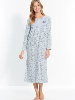 Daxon Lot 2 chemises de nuit manches longues