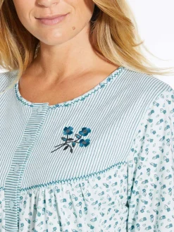 Daxon Lot 2 chemises de nuit manches longues