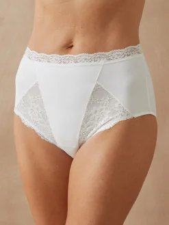 Daxon Lot 2 culottes gainantes avec dentelle