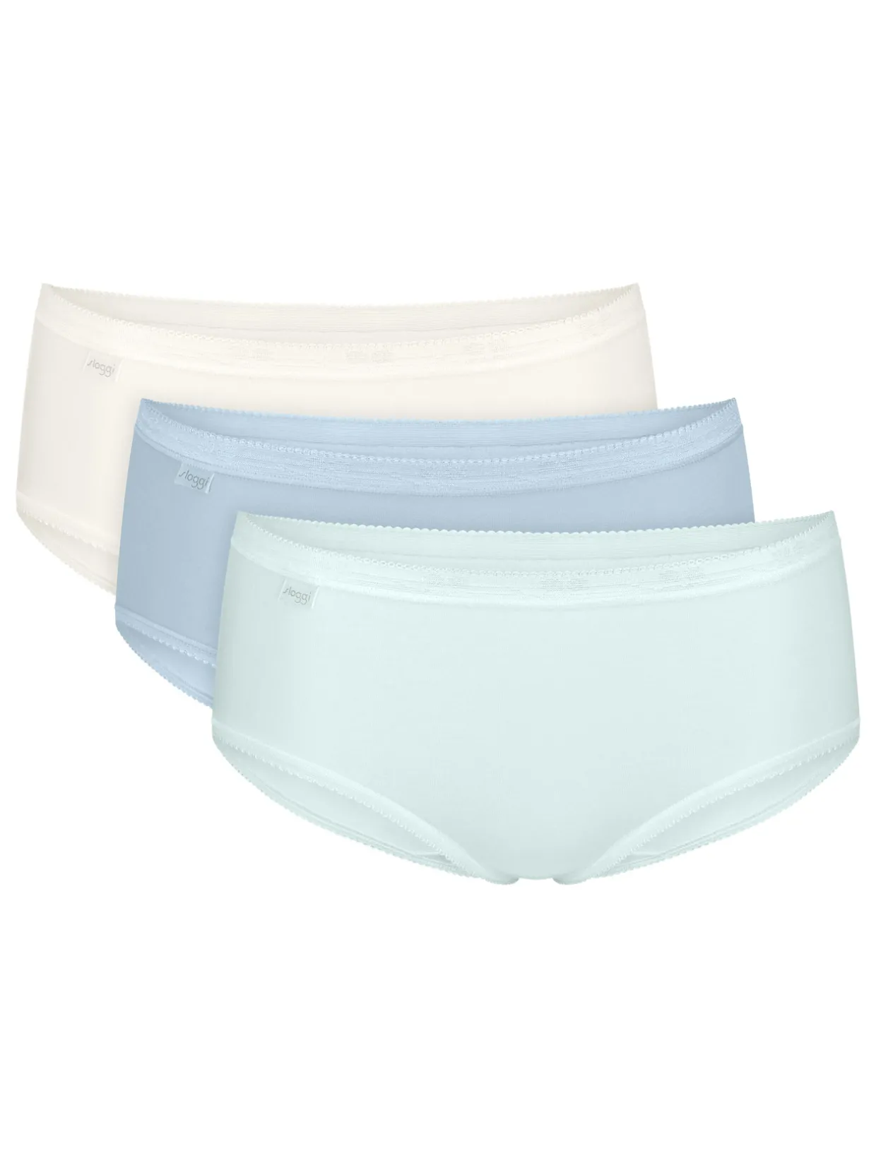 Sloggi Lot 3 culottes midi Basic+