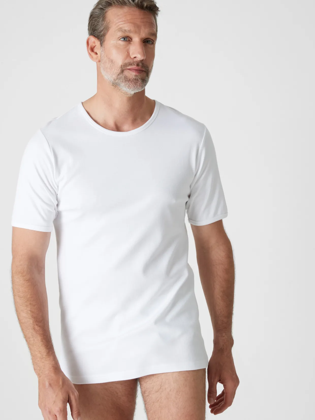 Homme Daxon Lot 2 maillots de corps chauds col rond