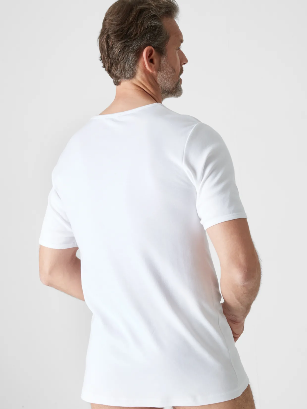 Homme Daxon Lot 2 maillots de corps chauds col rond