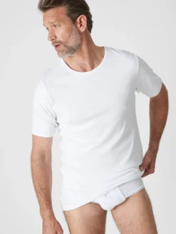 Homme Daxon Lot 2 maillots de corps chauds col rond
