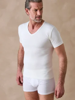 Homme Daxon Lot 2 maillots de corps double face