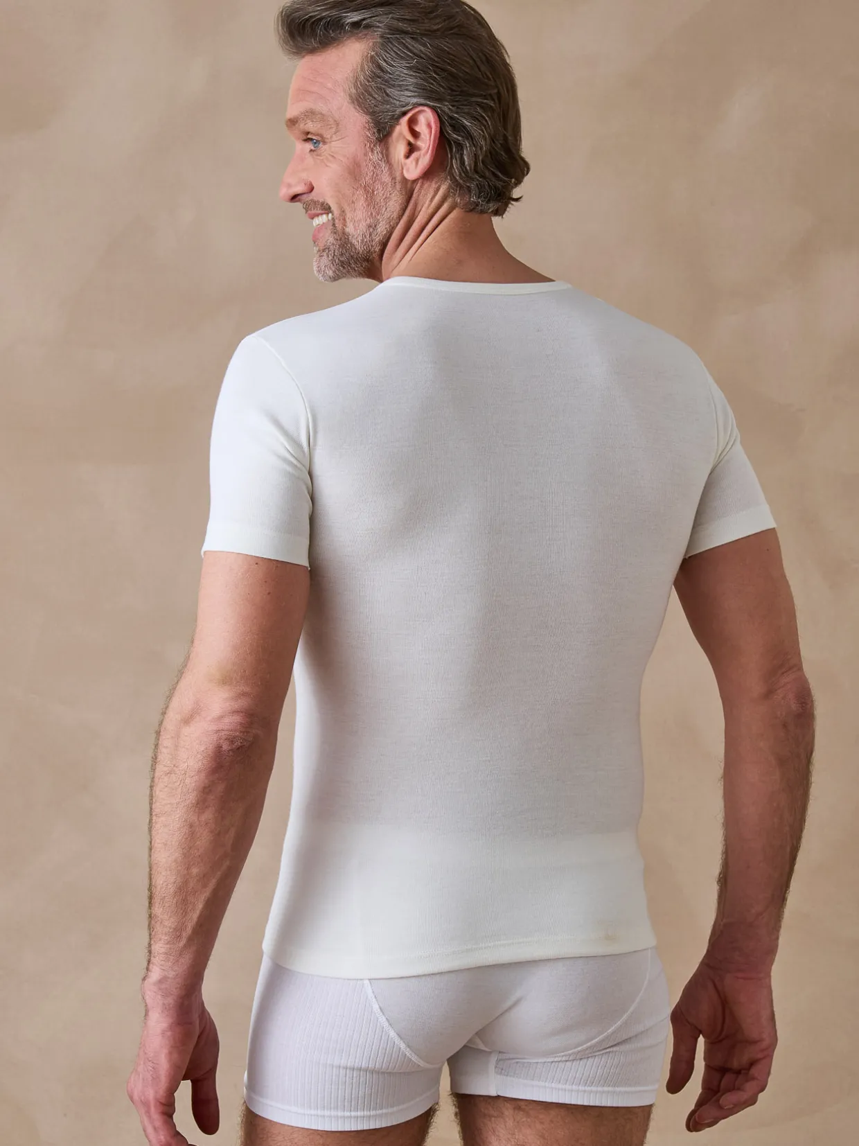 Homme Daxon Lot 2 maillots de corps double face