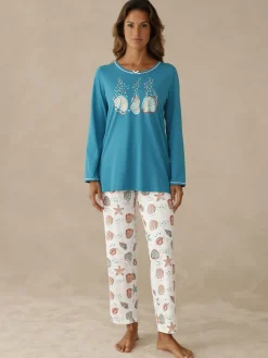 Daxon Lot d'1 pyjacourt + 1 pyjama coton