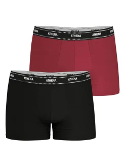 Homme Athéna Lot de 2 boxers Duo Essentiel