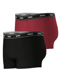 Homme Athéna Lot de 2 boxers Duo Essentiel
