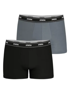 Homme Athéna Lot de 2 boxers Duo Essentiel
