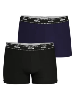 Homme Athéna Lot de 2 boxers Duo Essentiel