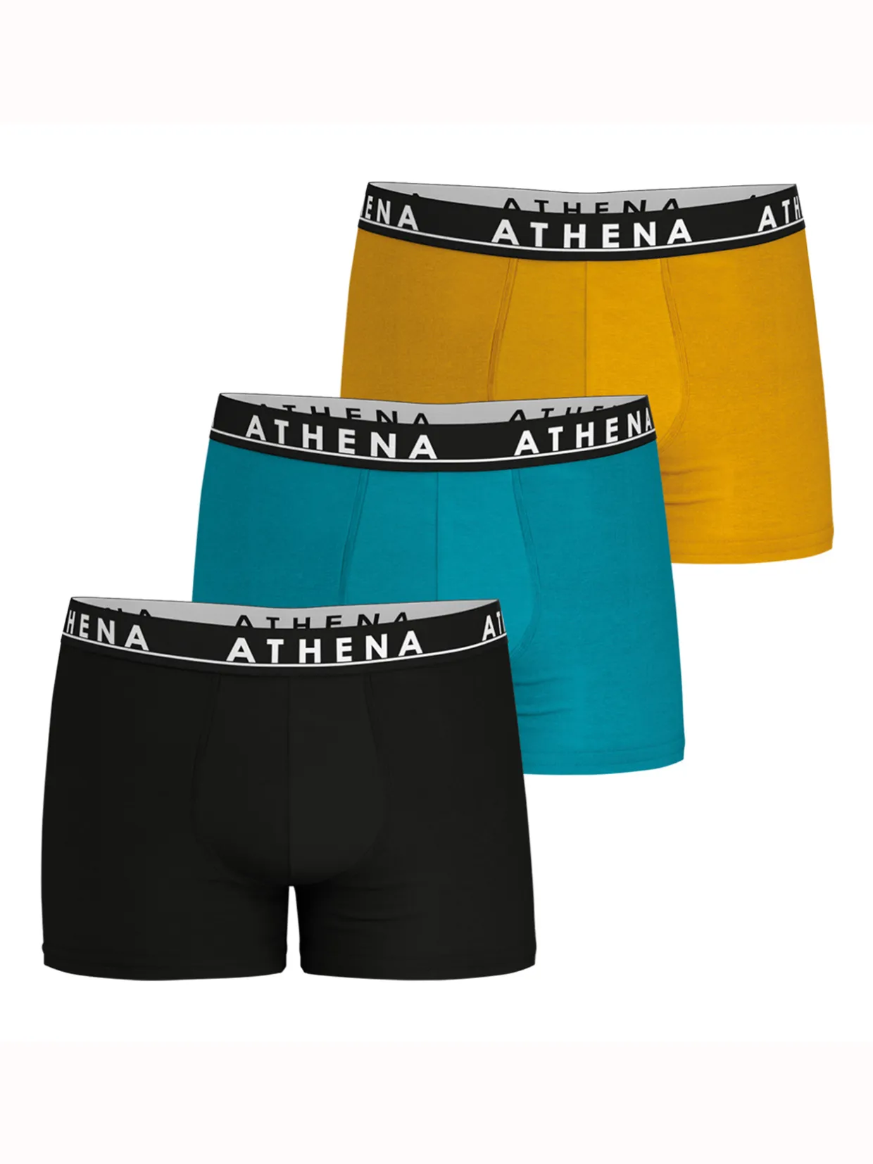 Homme Athéna lot de 3 boxers EASY COLOR