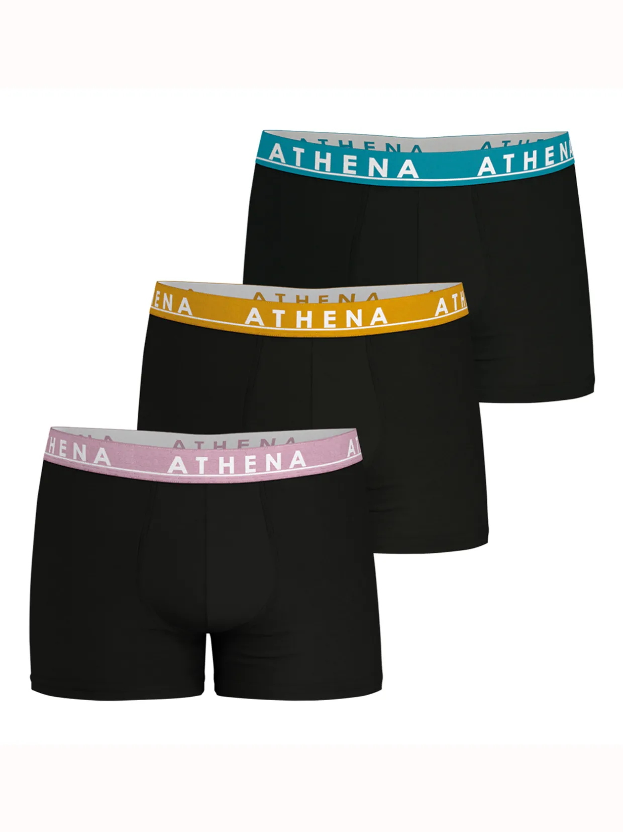 Homme Athéna lot de 3 boxers EASY COLOR