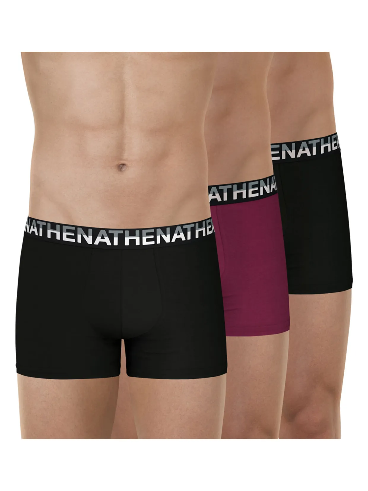 Homme Athéna Lot de 3 boxers Eco Pack
