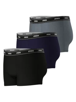 Homme Athéna Lot de 3 boxers fermés