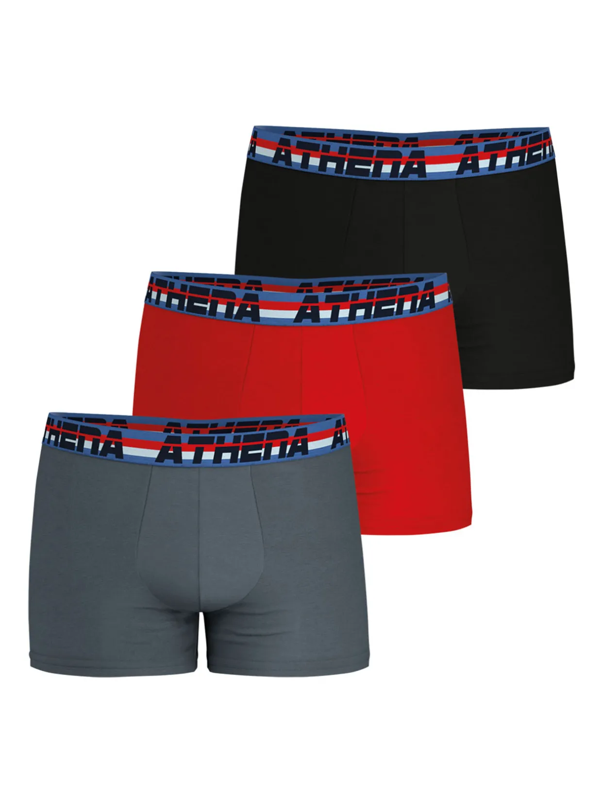 Homme Athéna Lot de 3 boxers homme 720 Stretch Coton