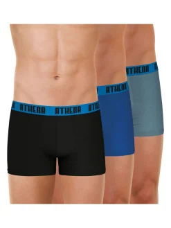 Homme Athéna Lot de 3 boxers homme Basic Color