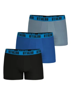 Homme Athéna Lot de 3 boxers homme Basic Color