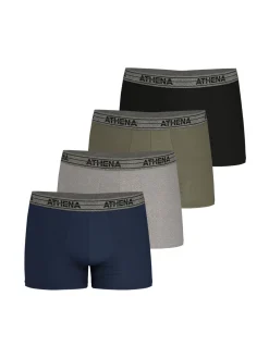 Homme Athéna Lot de 4 boxers homme Eco Pack