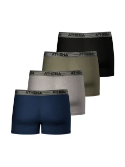 Homme Athéna Lot de 4 boxers homme Eco Pack