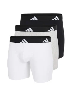 Homme Adidas Lot de 3 boxers longs coton Active Flex