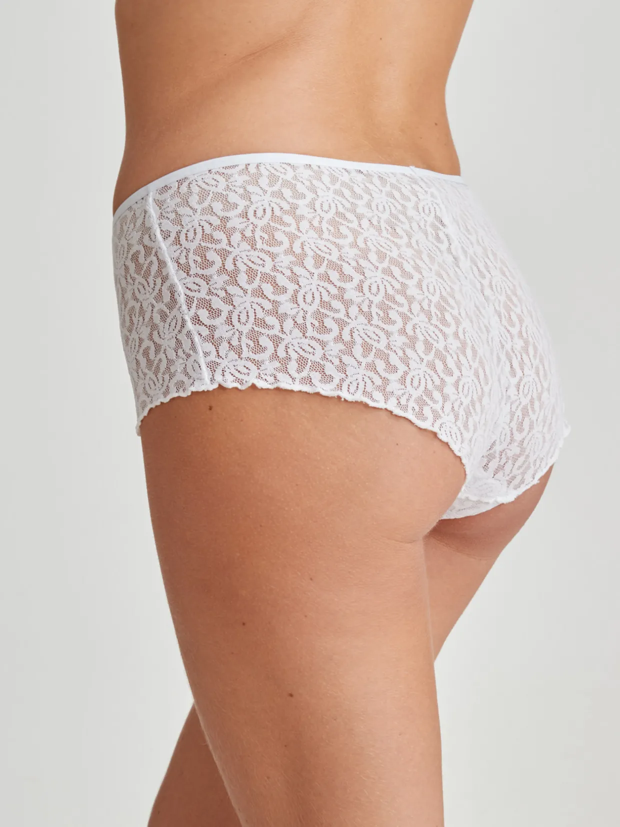 Daxon Lot de 3 boxers maille dentelle