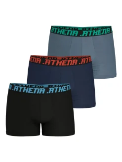 Homme Athéna Lot de 3 boxers Trio Essentiel