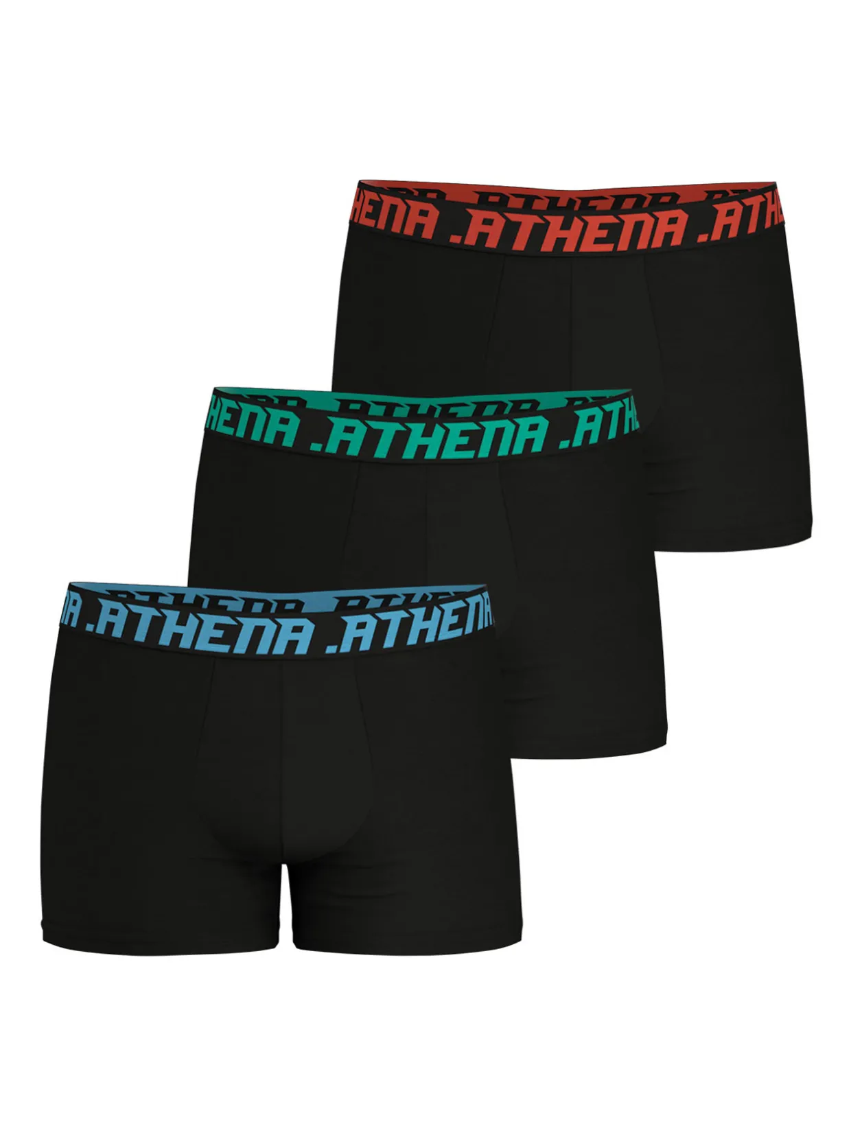 Homme Athéna Lot de 3 boxers Trio Essentiel
